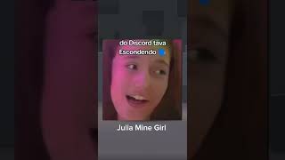 Rosto da Julia MineGirl 😱 revelado [upl. by Connel]