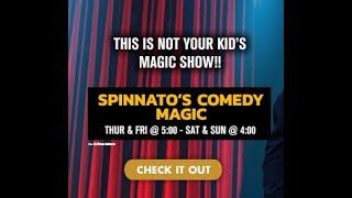 Spinnato Comedy Magic Shows [upl. by Llehcar]