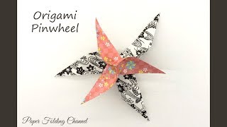 Origami Pinwheel [upl. by Ettenim]