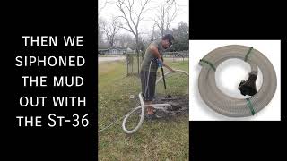 How To Use A Power Washer To Dig For A Water Line [upl. by Haeluj]