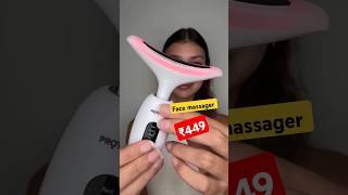 Face massager with LED light face massager beauty products woman teen health shorts neck [upl. by Lash]