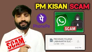 WhatsApp APK File SCAM  via PM KISAN APK Fraud  How to stop  Be aware  SCAM से कैसे बचे [upl. by Vardon]