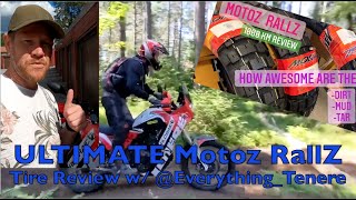 ULTIMATE Motoz RallZ Tire Review  REAL WORLD 1000 KM with EverythingTenere  Yamaha Tenere 700 [upl. by Ydnor141]