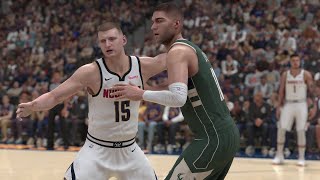 NBA 2K25 Gameplay  Milwaukee Bucks vs Denver Nuggets Full Game NBA 2K25 PS5 [upl. by Yeldnarb]