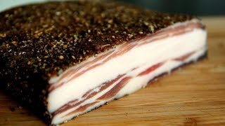 PANCETTA Video Recipe  How To make pancetta  Home made [upl. by Aihtnis]