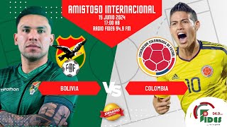 BOLIVIA VS COLOMBIA  AMISTOSO INTERNACIONAL [upl. by Dinin960]