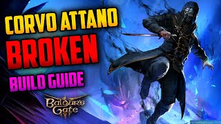 BROKEN Rogue Warlock BUILD GUIDE  Corvo Attano  Baldurs Gate 3 [upl. by Lara]