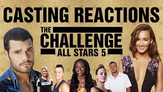 The Challenge All Stars 5 Casting Reactions TheChallenge [upl. by Louanna]