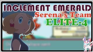 Pokemon Inclement Emerald Elite4Serenas Anime TeamLegendaries enabled singles [upl. by Sadick]