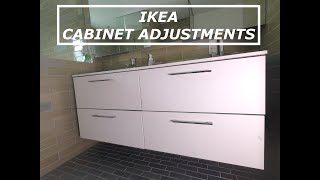 IKEA Cabinet Drawer Adjustment [upl. by Dnomed366]