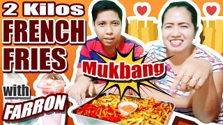 2 KILOS quotFRENCH FRIESquot with Farron Strawberry amp Rocky Choco Snow Flavor MUKBANG [upl. by Aivan]