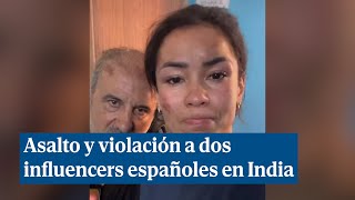 Así relataron los influencers motoristas cómo les asaltaron y violaron en India [upl. by Yrad318]