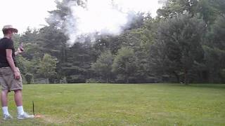 Shooting Clay with a Philadelphia Derringer  One Million Views [upl. by Ahsilat]