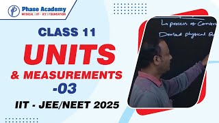 Class11 PhysicsUnits and Measurements Part3 Principle of Homogeneity for IITJEE  NEET  CBSE [upl. by Bulley]