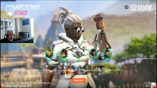 SEEKER TOP 500 DPS  SOJOURN GAMEPLAY  OVERWATCH 2 TOP 500 SEASON 9 [upl. by Retsim]