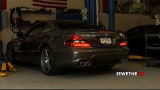 2009 Mercedes SL65 AMG w Fabspeed Custom Exhaust Revs amp Accelerations [upl. by Akeihsat]