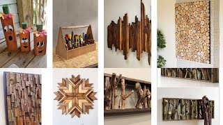 Beautiful Scrap Wood Design Ideas for InspirationII Calm amp Relaxing Music in Backgrounds ozmandecor [upl. by Vigen696]