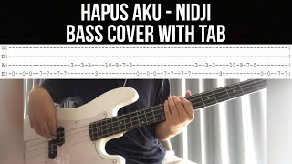 Hapus Aku  Nidji Bass Cover  Tab [upl. by Godbeare196]