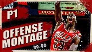 Michael Jordan EPIC Offense Highlights Montage 19891990 Part 1 [upl. by Palmira]