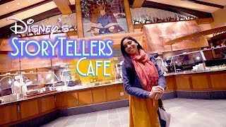 Storytellers Cafe Dinner and Buffet  Disneys Grand Californian Hotel [upl. by Nagap]