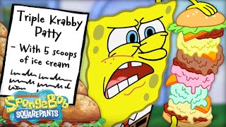 24 Ways to Order A Krabby Patty 🍔  SpongeBob [upl. by Liesa]