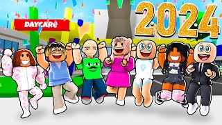 DAYCARE NEW YEAR REWIND 2024 Roblox  Brookhaven 🏡RP [upl. by Emmalynne128]