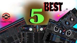 5 Best dj Software for Beginners and Free Download 2024 Full version  Dj Joman [upl. by Atikam]