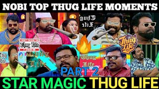 കൗണ്ടർ രാജ നോബി Thug Life Collections Part 2  Nobi Marcose  Star Magic Thug Life  Nobi Thug Life [upl. by Attenat]