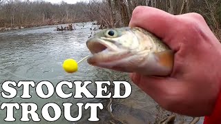 Stocked Trout Fishing Tips for Beginners  How to Catch Stocked Trout [upl. by Aramois965]