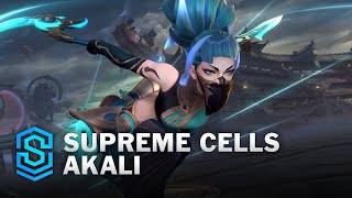 Supreme Cells Akali Wild Rift Skin Spotlight [upl. by Kcor]