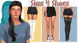 Sims Shoes CC Folder  The Sims 4 custom content free download link 🐥 [upl. by Beutler]