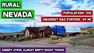 Rural NEVADA Creepy Almost Abandoned Ghost Towns  Who Lives In Them [upl. by Saideman38]