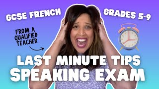 GCSE FRENCH SPEAKING EXAM TIPS to feel more confident [upl. by Henricks]