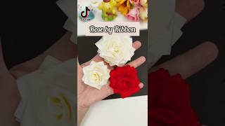 Part2 Twisted Rose made by Ribbon 🎀 shorts secret trending viral diwali friendship floral [upl. by Fatimah]