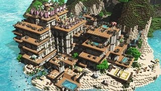 Minecraft Giant Modern Hotel [upl. by Animsaj]