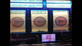 JACKPOT Lucky Day WHITE ICE 1 Slot Machine and Triple Double Star 7 Slot San Manuel Casino 赤富士スロット [upl. by Osber218]