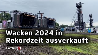 Trotz diesjährigem Einlassstopp  Wacken 2024 innerhalb weniger Stunden ausverkauft [upl. by Serrano]