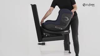 How to Recline the Seat I Sirona G iSize Car Seat I CYBEX [upl. by Anaicul881]