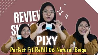 Pixy Two Way Cake Perfect Fit Refill 06 Natural Beige [upl. by Suiremed]