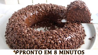 BRIGADEIRÃO PRONTO EM 8 MINUTOS  RECEITAS QUE AMO [upl. by Alcine371]