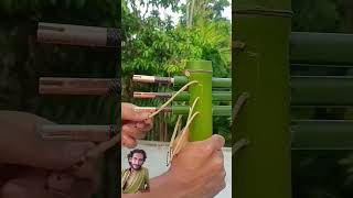 bamboos creations with 3 arrows bamboogun viralvideo shortsvideo [upl. by Broome]