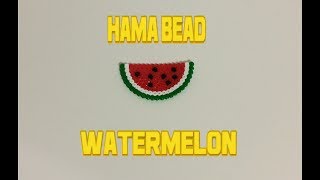 How to make a Hama Bead Watermelon [upl. by Agemo]