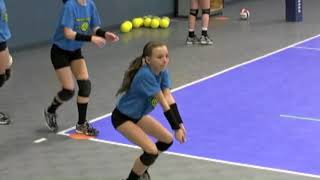 Munciana Peppers Youth Volleyball Training Pt 3 [upl. by Naek]