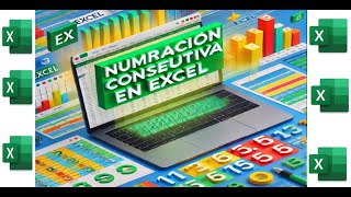 Cuatro maneras de hacer una numeración consecutiva en Excel 2020 [upl. by Ahtnams]