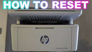 HP LaserJet Pro MFP M28w Factory Reset Guide for Optimal Performance [upl. by Cissy801]