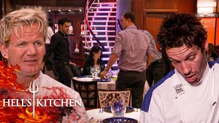 Chef Ramsay Gets OUTRAGED As Guests Start WALKING OUT  Hell’s Kitchen [upl. by Drofhsa]