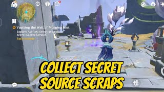 Explore ashflow street and collect secret source scraps Genshin Impact [upl. by Amick]