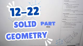 EGD Solid Geometry Gr11 Page 1222  IGO Vaste Liggame PART 1 [upl. by Hendrix]