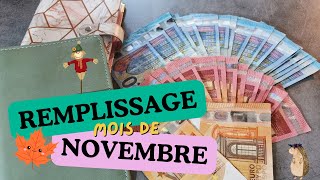 REMPLISSAGE NOVEMBRE 2024  BUDGET  SYSTÈME DES ENVELOPPES BUDGETAIRES [upl. by Durarte]