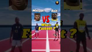 Sprinter vs Footballer Bolt vs Mbappe shorts usainbolt mbappe [upl. by Curzon]